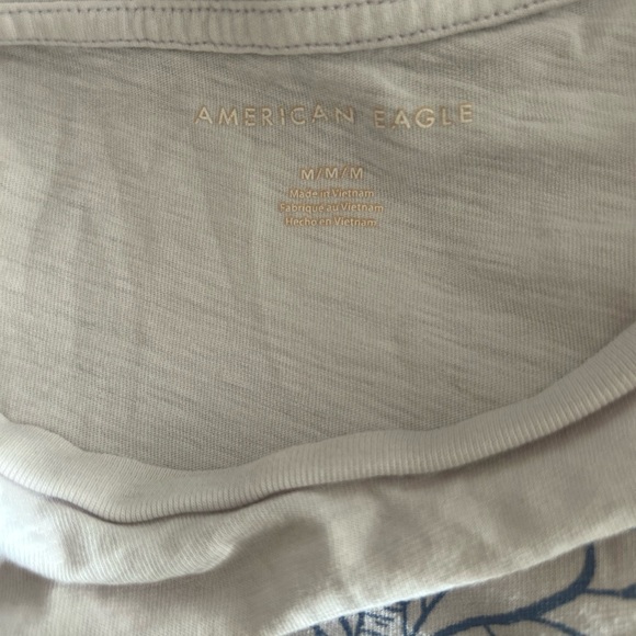 American Eagle Outfitters Graphic Blue and Purple Short Sleeve Tee - Picture 3 of 4